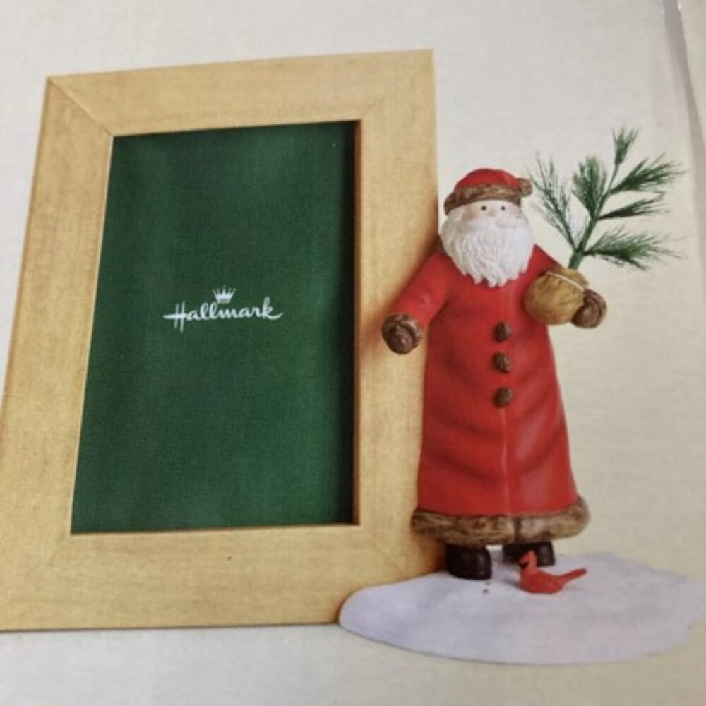 Hallmark Santa Wood Frame (4”X6”)